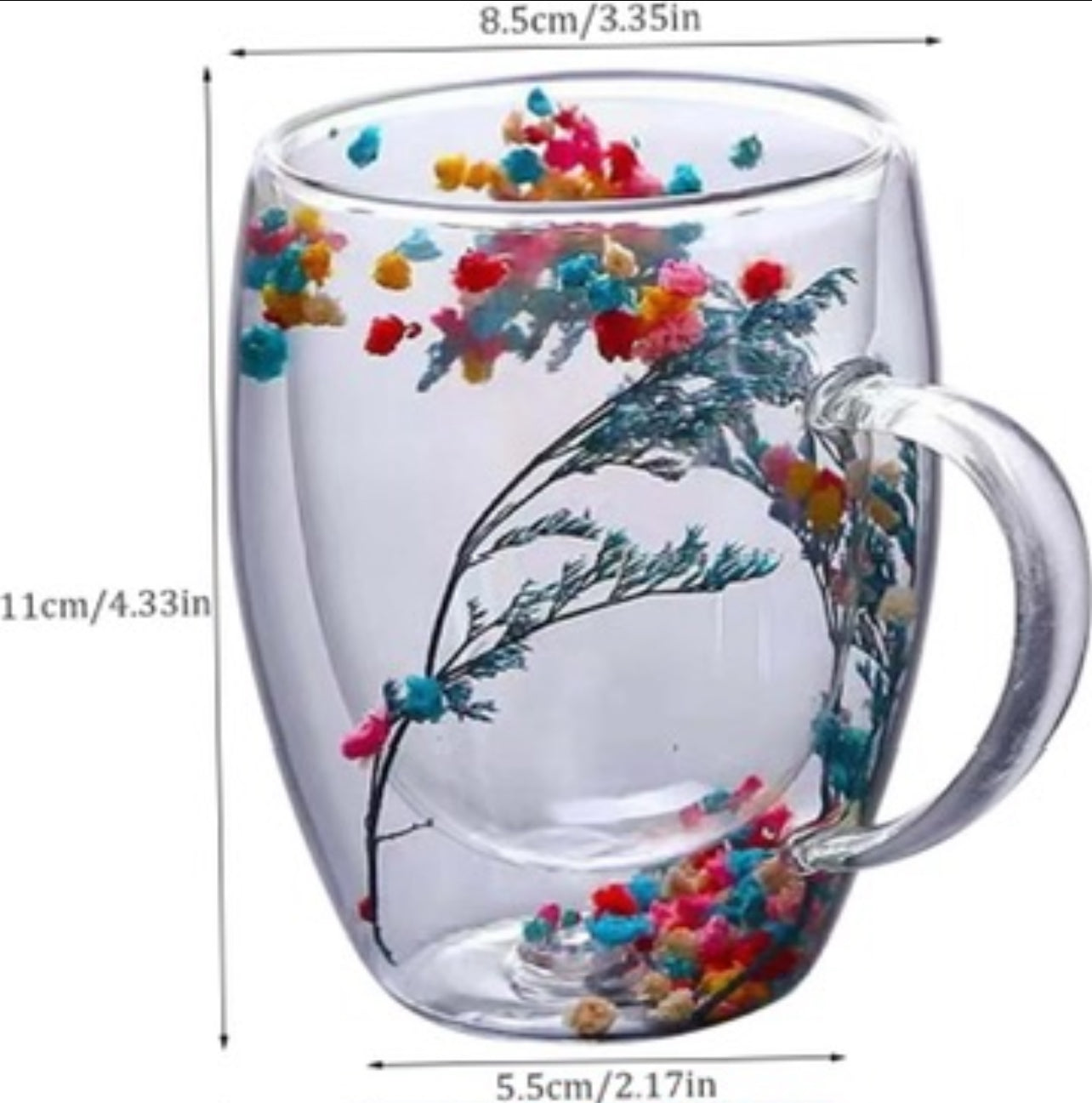 Oh my FLOWER glass Mug